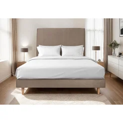 Sommier Kit Velours Taupe 160x200 H29cm>Sommeil De Plomb Sale