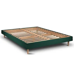 Sommier Kit Velours Vert 150x200 H29cm>Sommeil De Plomb New