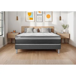 Vitalit Sommier KIT VITAL'SOM Gris 180 x 200 cm* Sommier