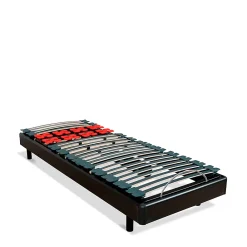 Bellecour Sommier électrique Bodysoft 90x200 cm Lattes & Plots* Sommier