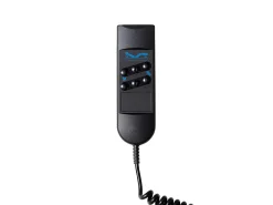 Sommier électrique de relaxation déco 2x65 plots - 2 x 80 x 200 cm - Noir - NAFURI de YSMÉE><noscript><img width=