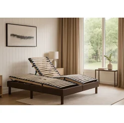 Sommier électrique DETENTE MARRON 2x90x200 Lattes>Essenzia Zen Clearance
