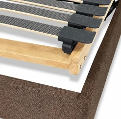 Sommier électrique DETENTE MARRON 90x200 Lattes>Essenzia Zen Online