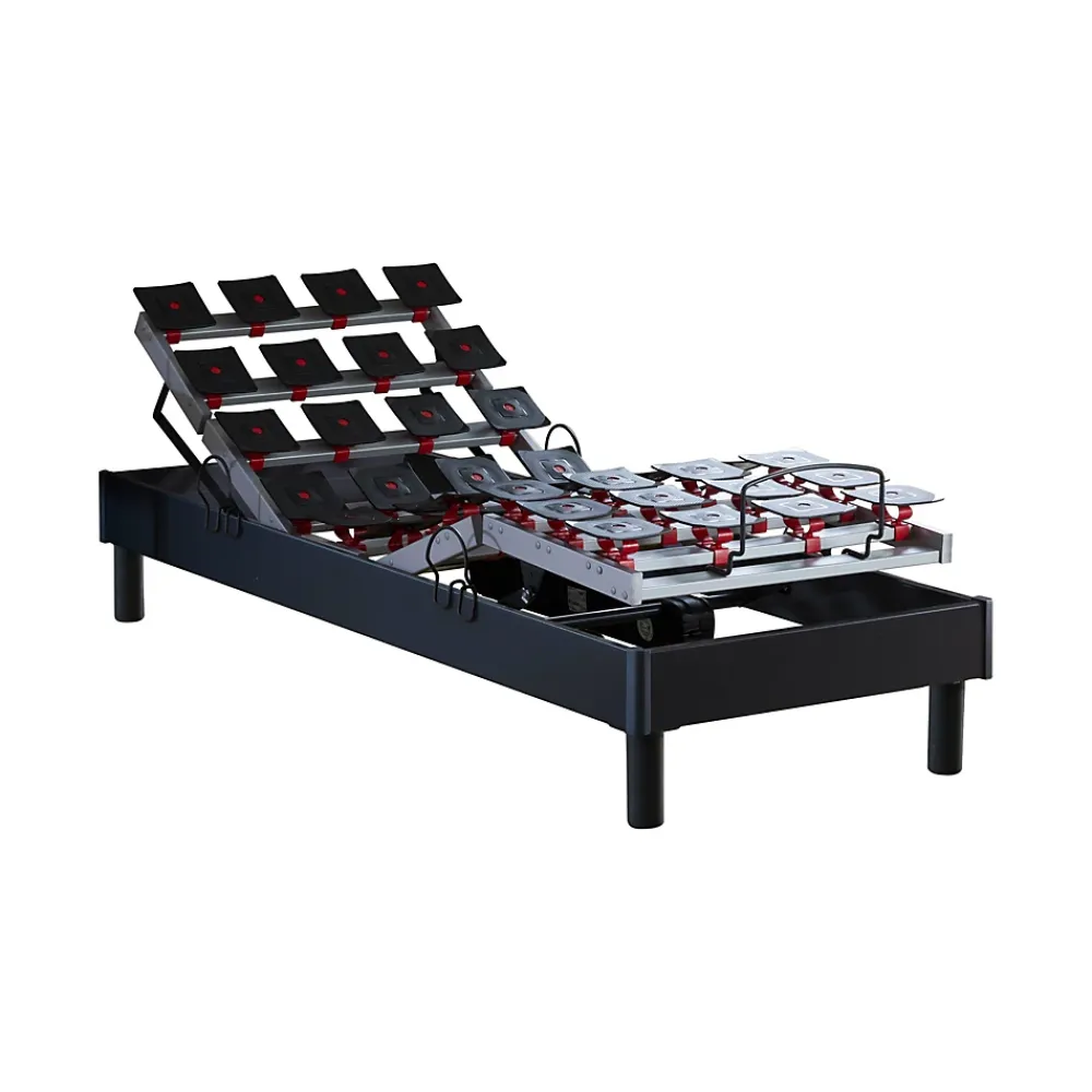 Idliterie Sommier électrique et matelas mousse à mémoire forme 90x190* Ensemble Sommier Et Matelas