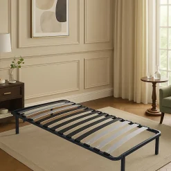 Sommier Metal 70x190 - 29 cm - 9 Larges Lattes de 12,5 cm - Solide et Confortable - CADRE A LATTE PATRICK>Provence Literie Hot