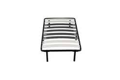 Sommier Metal 70x190 - 29 cm - 9 Larges Lattes de 12,5 cm - Solide et Confortable - CADRE A LATTE PATRICK><noscript><img width=