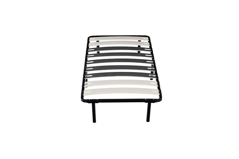 Sommier Metal 70x190 - 29 cm - 9 Larges Lattes de 12,5 cm - Solide et Confortable - CADRE A LATTE PATRICK>Provence Literie Hot