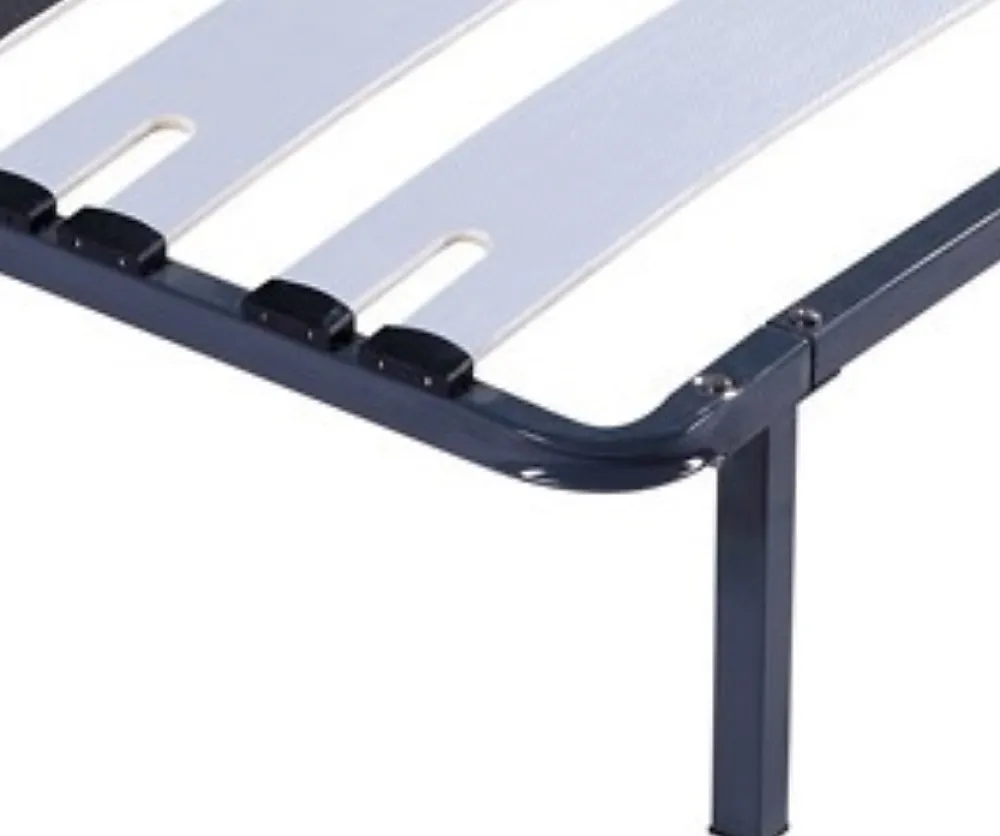 Sommier Metal 70x190 - 29 cm - 9 Larges Lattes de 12,5 cm - Solide et Confortable - CADRE A LATTE PATRICK>Provence Literie Hot