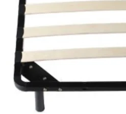 King Of Dreams Sommier Metal 90x200 - Cadre à lattes Julie - 14 lattes en 9 mm - Épaisseur metal 1,2 mm - Pieds 29 cm - Longueur et durabilité* Sommier