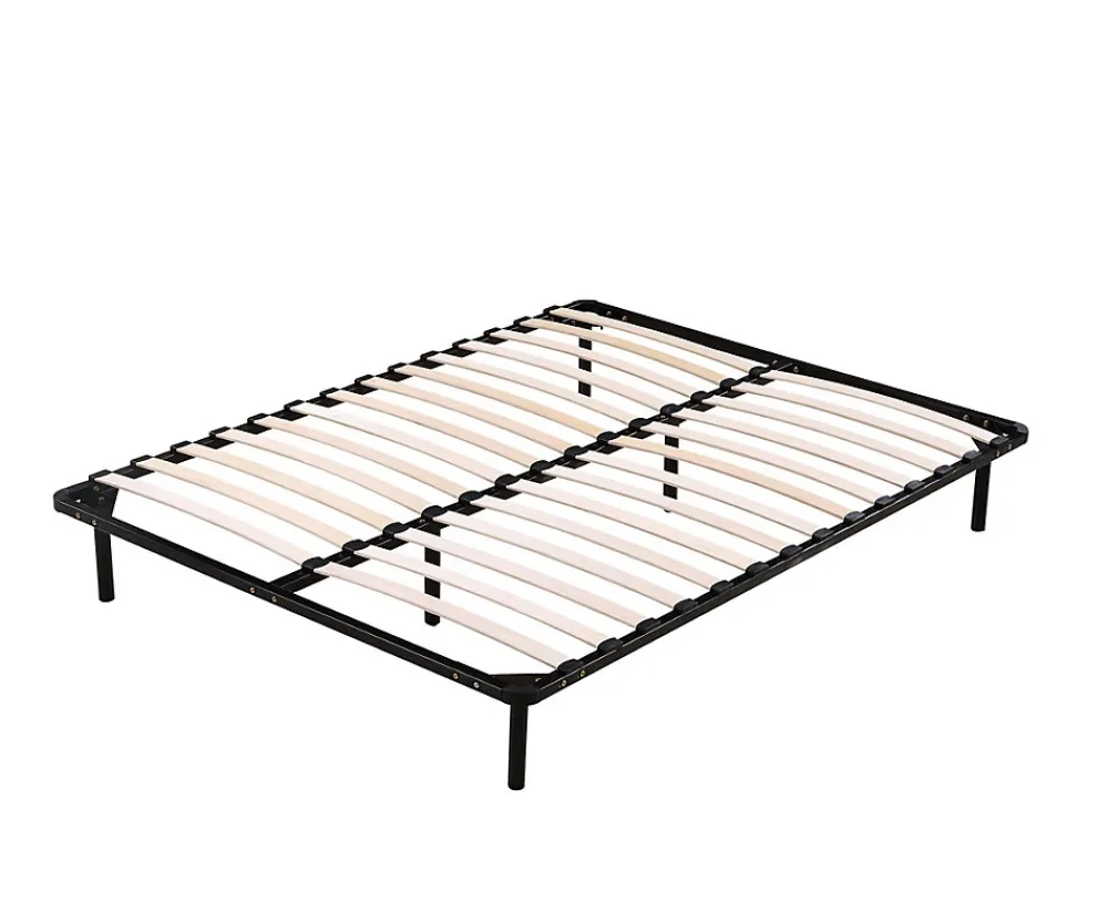 Sommier Metal 140x190 - Cadre à lattes Julie - Épaisseur métal 1,2 mm - 14 lattes en 9 mm - Pieds 29 cm - Longévité et durabilité>King Of Dreams New