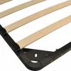 Weber Industries Sommier Métal RENO 160x200 cm + 1 pied amovible / Noir* Sommier