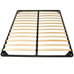Sommier Métal RENO 140x190 cm + 1 pied amovible / Noir>Weber Industries Outlet