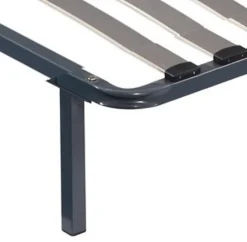 King Of Dreams Sommier noir - 70x190 cm - cadre a lattes renforce - reglable - montage facile - confort optimal - usage quotidien* Sommier