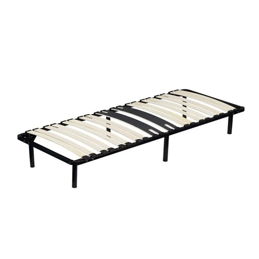 Sommier Renforcé 90x190 cm - Cadre à Lattes 29 cm - Compatible avec Tous Matelas - Métal 1,4 mm - 18 Lattes 9 mm - Cadre à Latte M>King Of Dreams Clearance