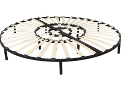 Vente-unique Sommier rond à lattes - 220 x 220 cm - ROMA de YSMÉE* Sommier