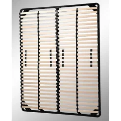 Sommier résistant à lattes réglables + pieds inclus 160X200 cm><noscript><img width=