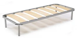 Talamo Italia Sommier simple Arthurista, Sommier orthopédique à lattes larges, 100% Made in Italy, 80x190h 31 cm* Sommier