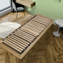 Sommier sur pied SOMKIT 90x190 / Décor Chêne blanchi>Weber Industries
