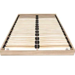 Sommier sur pied SOMKIT 140x190 / Décor Chêne blanchi><noscript><img width=