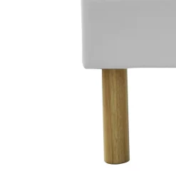 Sommier tapissier 20 cm 140x200 13 lattes montage rapide et facile revêtement facile d'entretien Gregory blanc><noscript><img width=