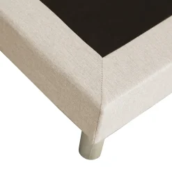 Sommier tapissier à lattes fixes 90x190 beige><noscript><img width=