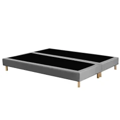 Sommier tapissier à lattes fixes 180x200 gris chiné>Idliterie Outlet