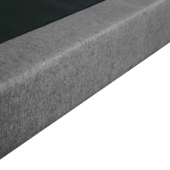 Sommier tapissier à lattes fixes 180x200 gris chiné><noscript><img width=