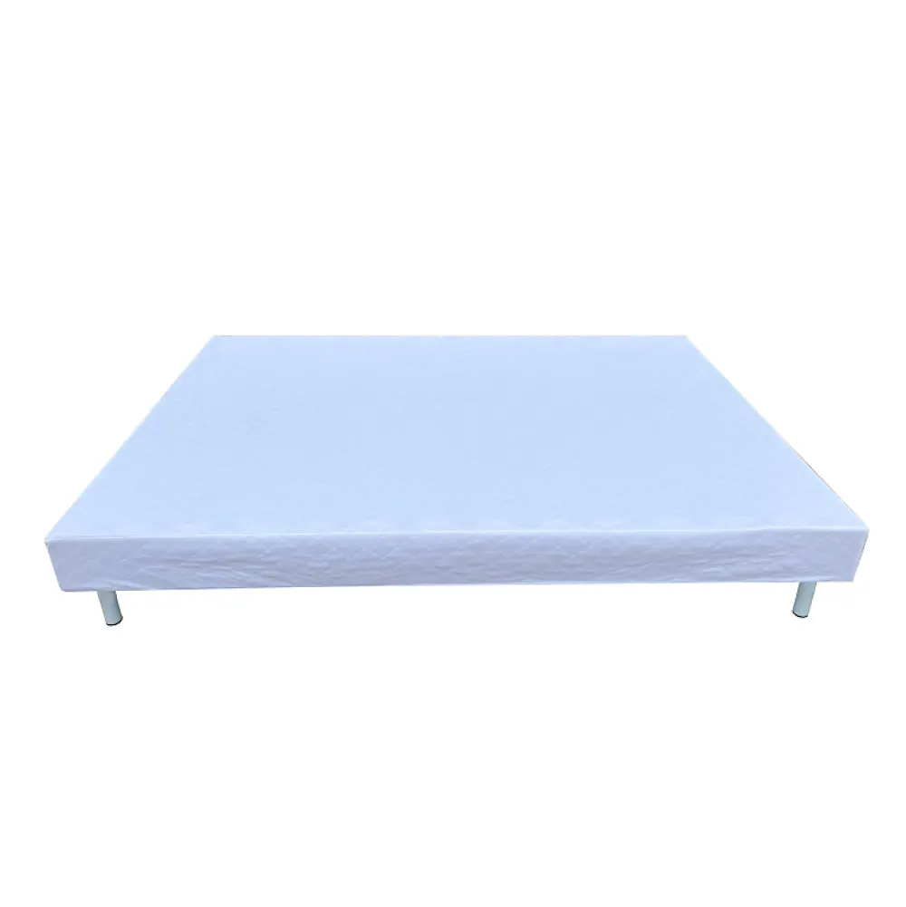 Kosmi Sommier tapissier à lattes 90x190cm sur pieds pour lit 1 place* Sommier