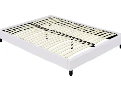 Sommier tapissier à lattes - 160 x 200 cm - 20 lattes - Blanc>Habitat Et Jardin Online
