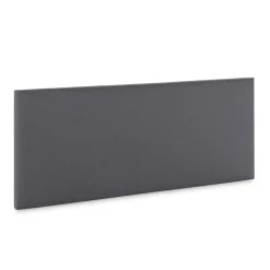 Vs Venta-Stock Sommier tapissier Aura + tête de lit 140x190 cm Gris Foncé, hauteur 30 cm* Sommier