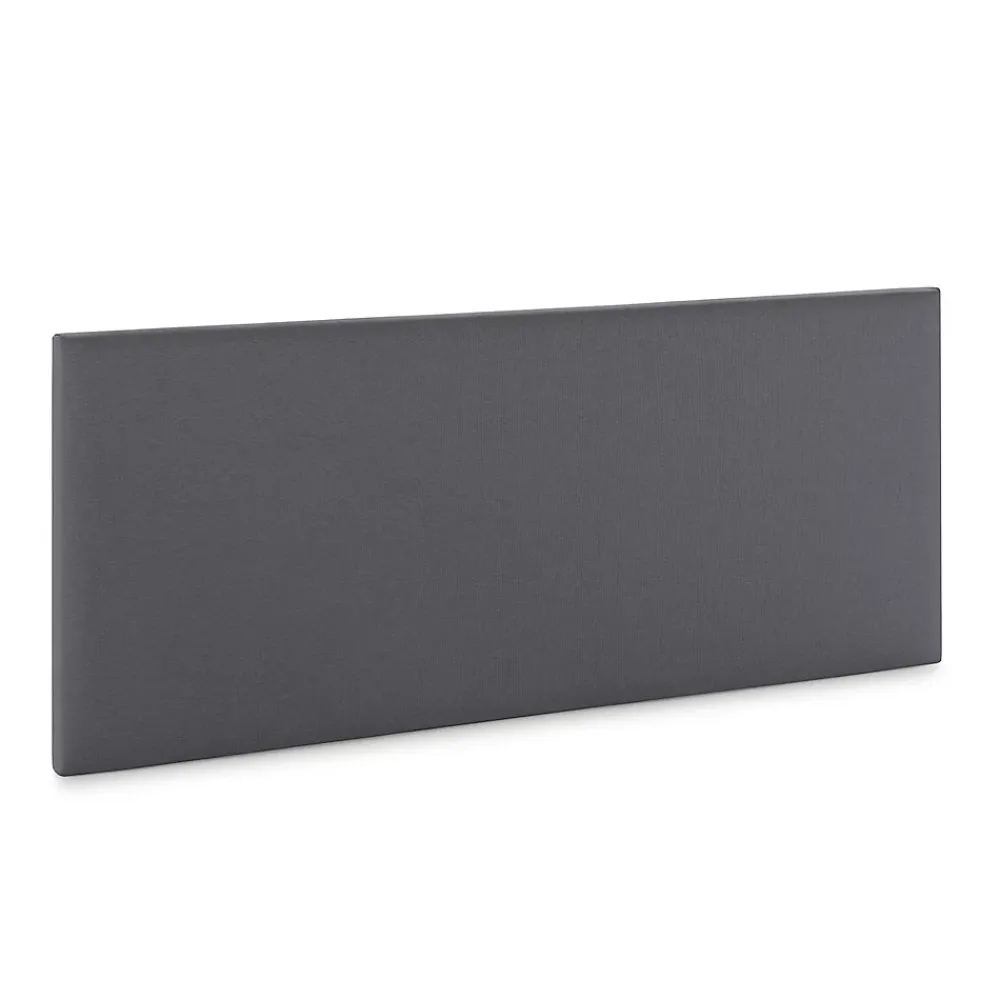 Vs Venta-Stock Sommier tapissier Aura + tête de lit 140x190 cm Gris Foncé, hauteur 30 cm* Sommier