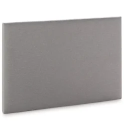 Vs Venta-Stock Sommier tapissier Aura + tête de lit 90x190 cm, Gris clair, hauteur 30 cm* Sommier