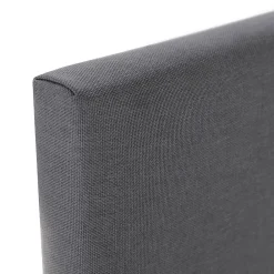Vs Venta-Stock Sommier tapissier Aura + tête de lit 140x200 cm Gris Foncé, hauteur 30 cm* Sommier