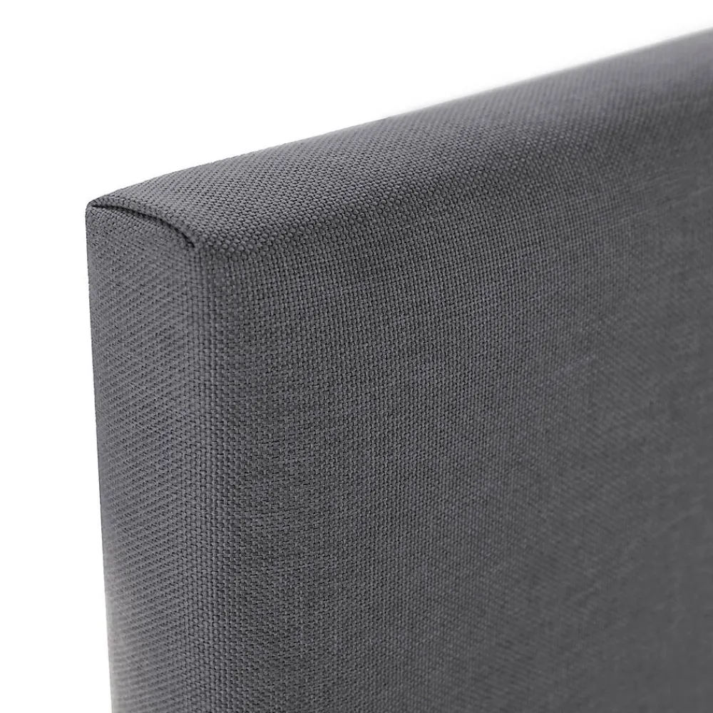 Vs Venta-Stock Sommier tapissier Aura + tête de lit 140x200 cm Gris Foncé, hauteur 30 cm* Sommier