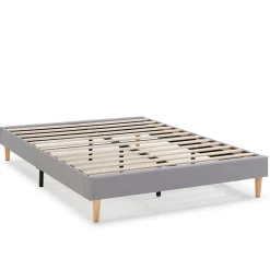 Sommier tapissier Aura 150x190 cm Gris clair, Hauteur 30 cm>Vs Venta-Stock Outlet