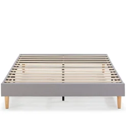 Sommier tapissier Aura 150x190 cm Gris clair, Hauteur 30 cm><noscript><img data-lazyloaded=