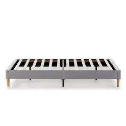 Sommier tapissier Aura 90x190 cm Gris clair, Hauteur 30 cm><noscript><img width=