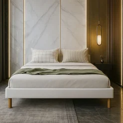 Sommier tapissier blanc - 160x200 cm - compatible avec matelas 160x200 - solide et confortable - montage rapide et facile>King Of Dreams New