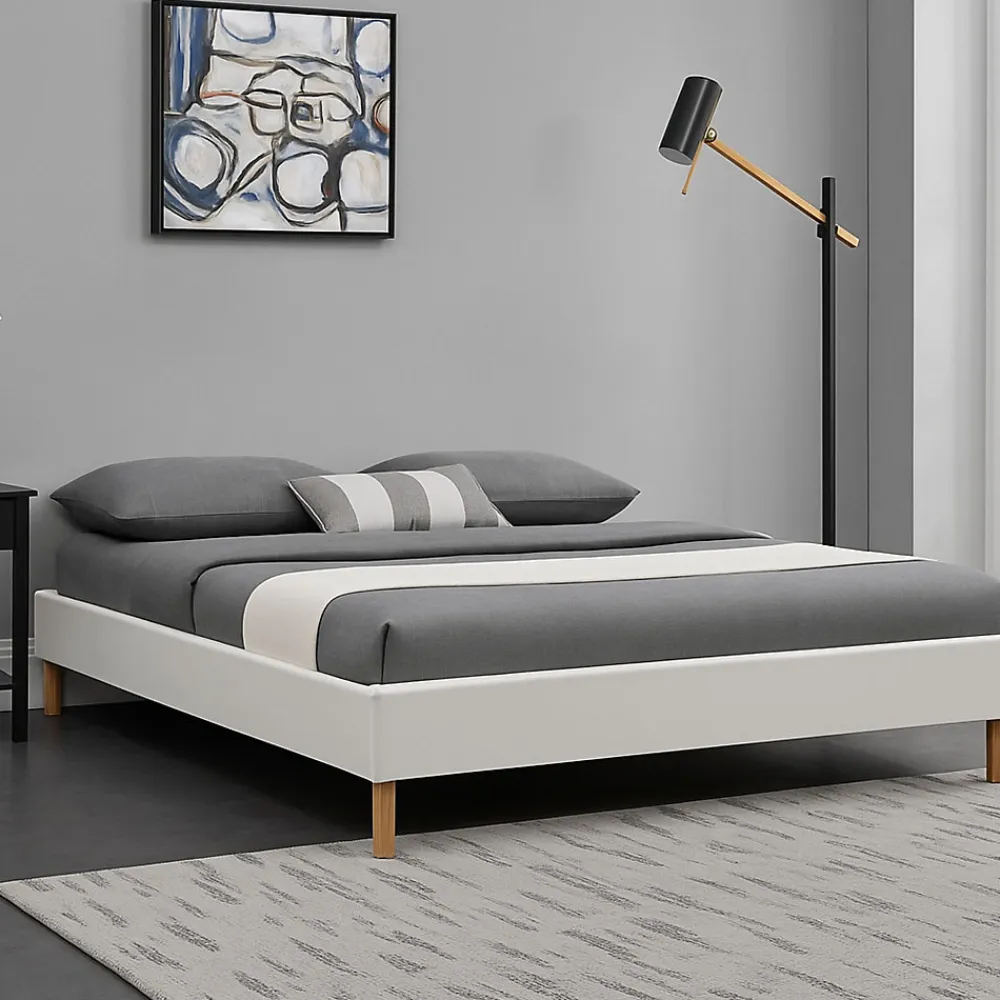 Sommier tapissier blanc - 160x200 cm - compatible avec matelas 160x200 - solide et confortable - montage rapide et facile>King Of Dreams New