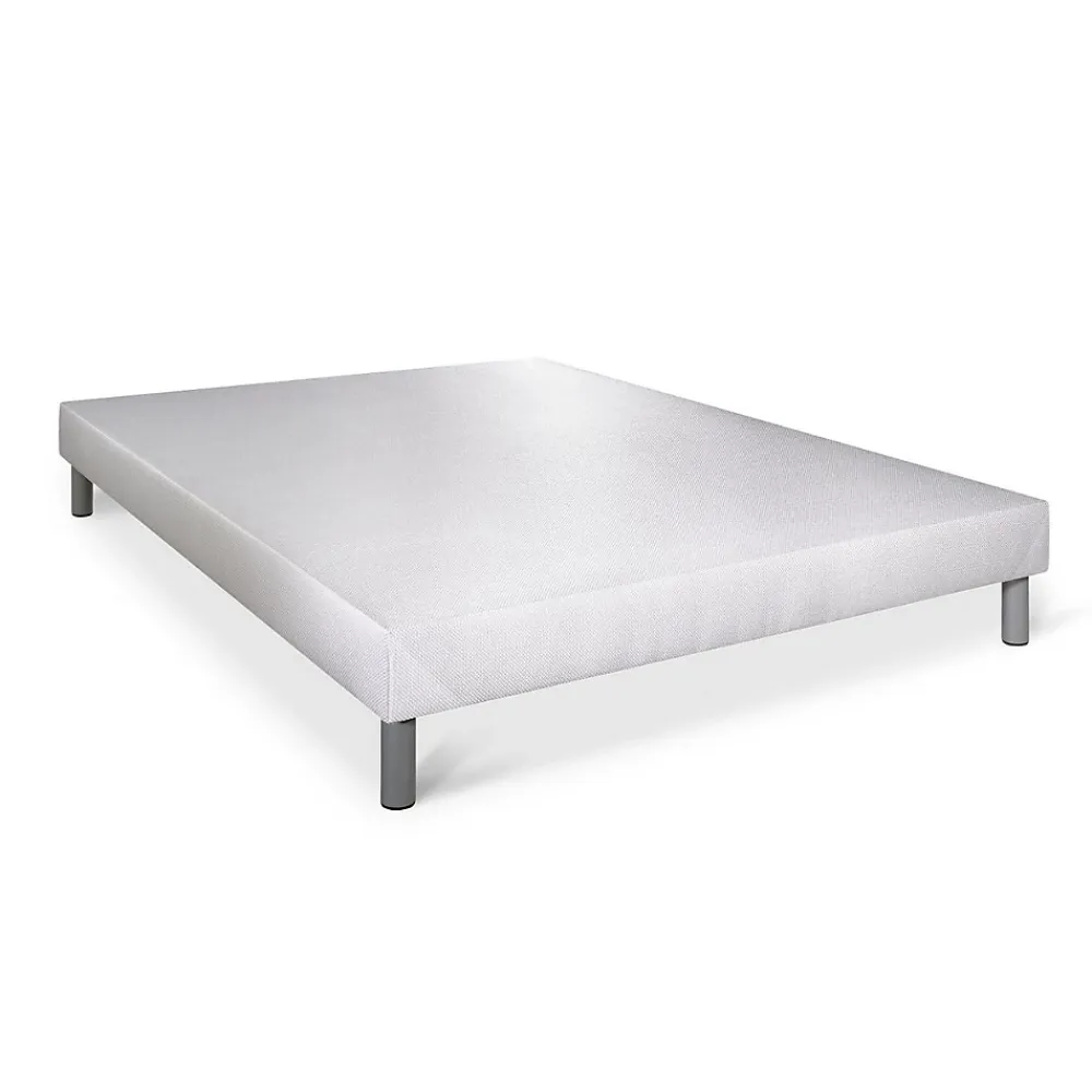 Somness Sommier tapissier blanc 160x200* Sommier