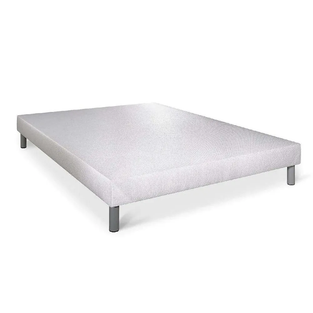 Somness Sommier tapissier blanc 160x200* Sommier