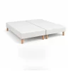 SOMMIER TAPISSIER BLANC 90x200x2 (180x200) FABRICATION FRANÇAISE ARTISANALE PI>By Sommiflex. Sale
