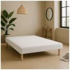 By Sommiflex. Sommier Tapissier Blanc 140x190 Conception Française Artisanale* Sommier