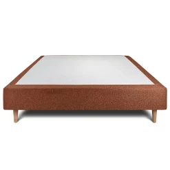 Sommier Tapissier Bouclette Terracotta 140x200 H35cm><noscript><img width=