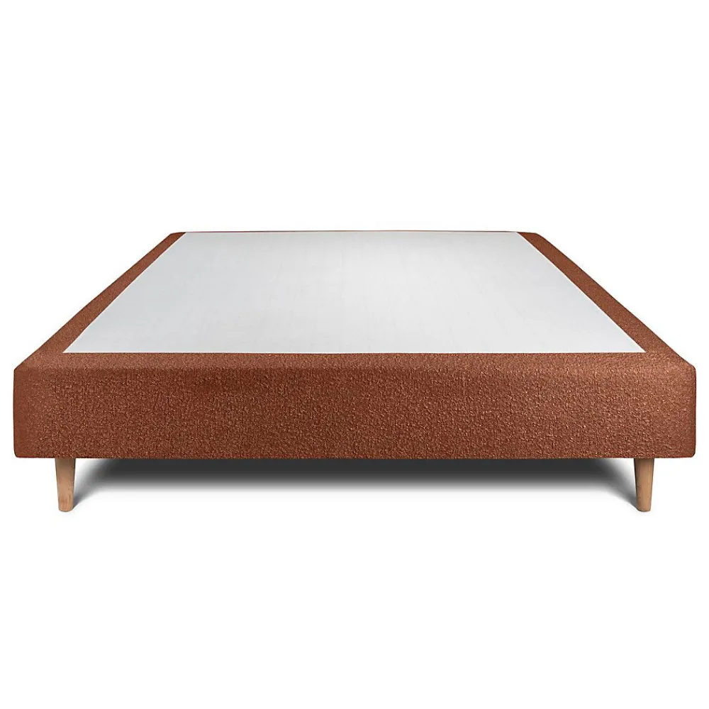 Sommier Tapissier Bouclette Terracotta 140x200 H35cm>Sommeil De Plomb Online