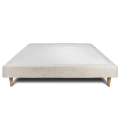 Sommier Tapissier Bouclette Beige 150x200 H29cm><noscript><img width=