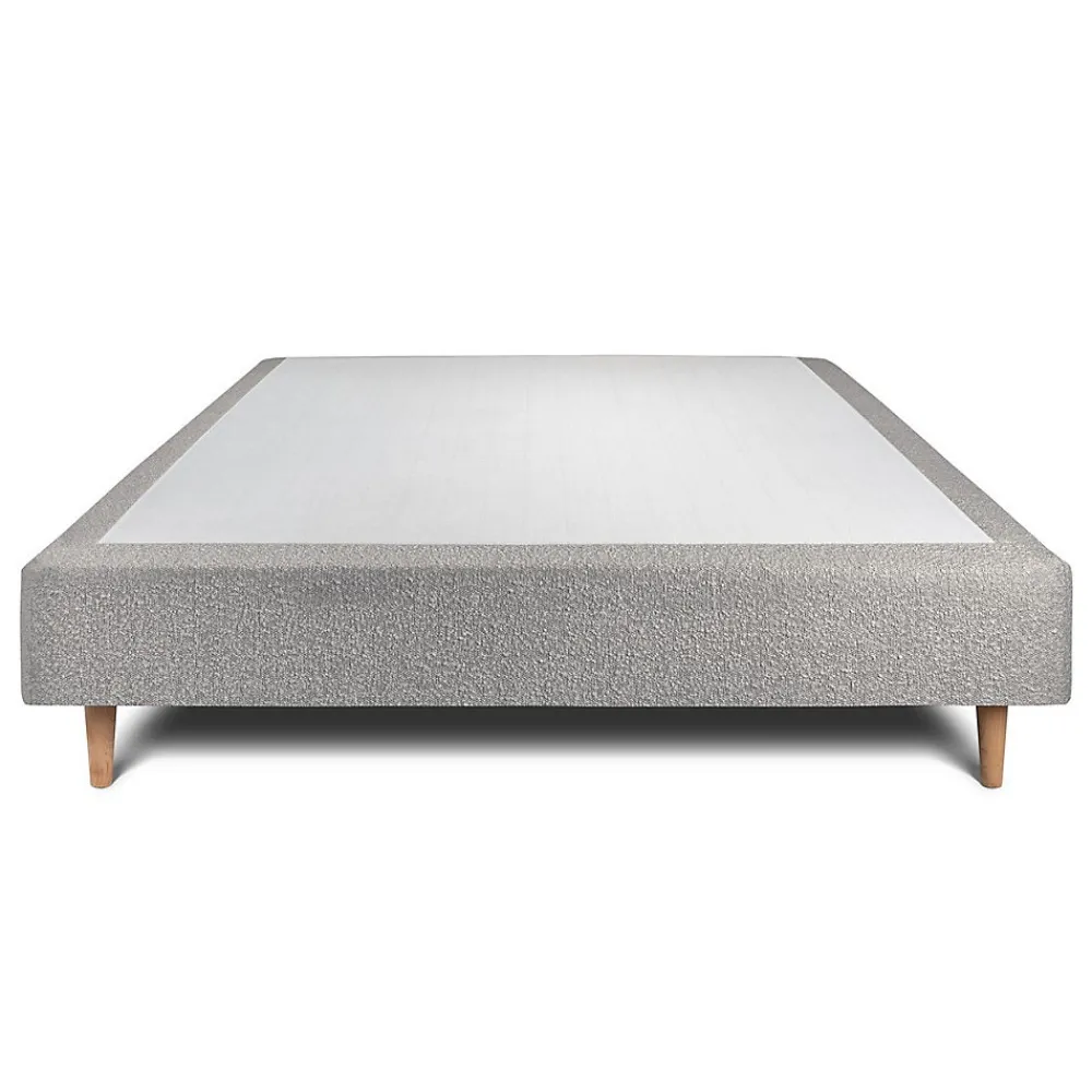 Sommeil De Plomb Sommier Tapissier Bouclette Gris 160x200 H35cm* Sommier