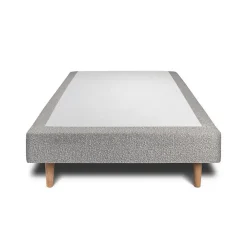 Sommeil De Plomb Sommier Tapissier Bouclette Gris 100x200 H35cm* Sommier