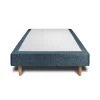 Sommier Tapissier Bouclette Bleu 90x200 H29cm>Sommeil De Plomb