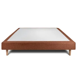 Sommier Tapissier Bouclette Terracotta 150x190 H29cm><noscript><img width=
